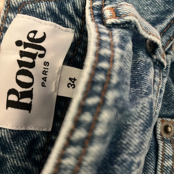Rouje Gambetta Jeans High Rise Button Fly size 34/2 - Picture 4 of 15